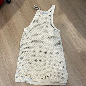 Free People crochet beach cover up